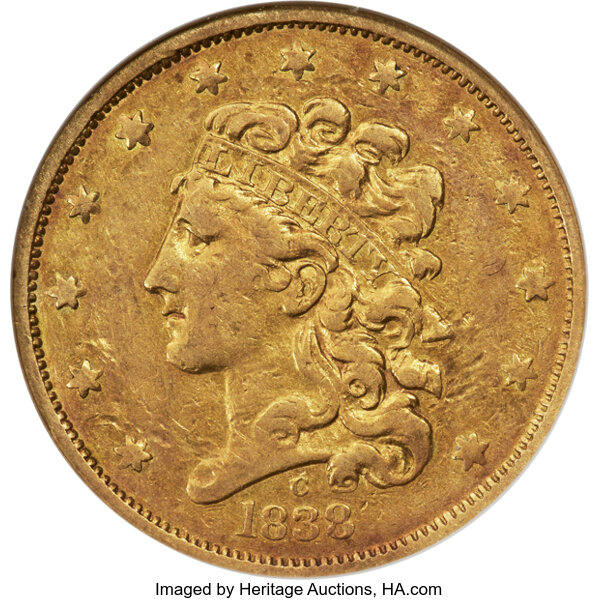 1838-C $5  HM-1 MS thumbnail 2