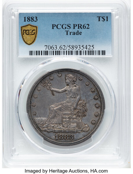 Trade Dollar Trade$ 1873-1885 [Type] PR62 thumbnail 2