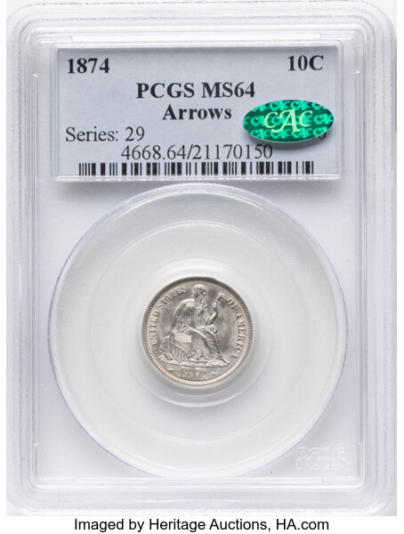 1874 10c Arrows MS thumbnail 3