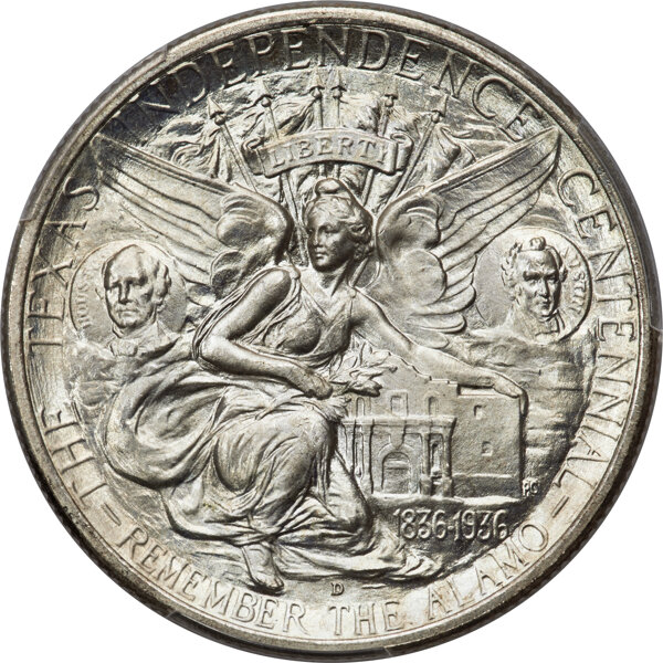 Texas 50c [Type] MS68 thumbnail 2