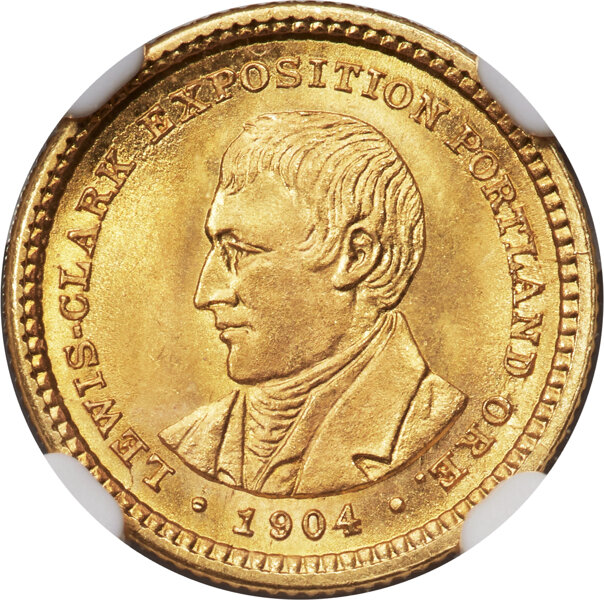 1904 G$1 Lewis & Clark Expo MS thumbnail 3