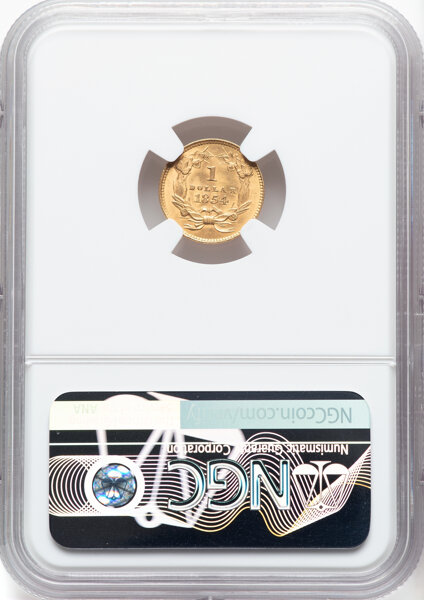 1854 G$1 Type 2 MS67 thumbnail 13