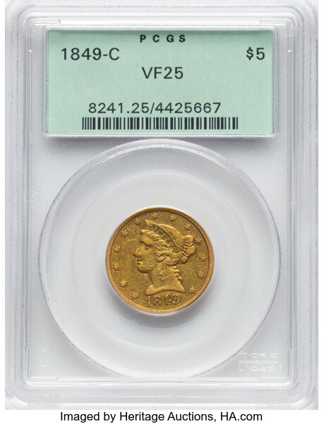 1849-C $5  MS thumbnail 3