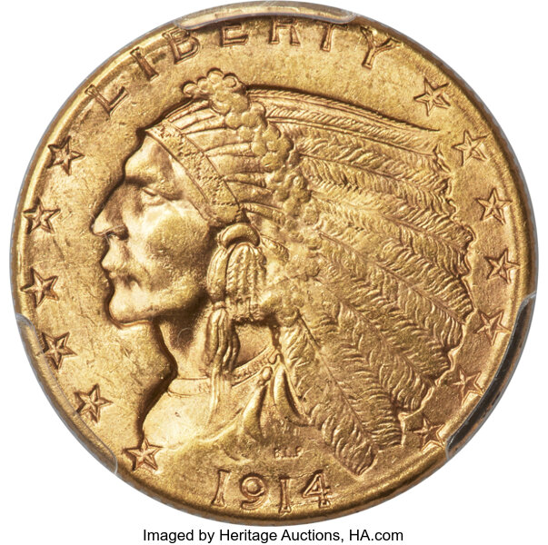 1914-D $2 1/2 MS thumbnail 5
