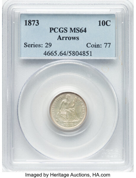 1873 10c Arrows MS thumbnail 3