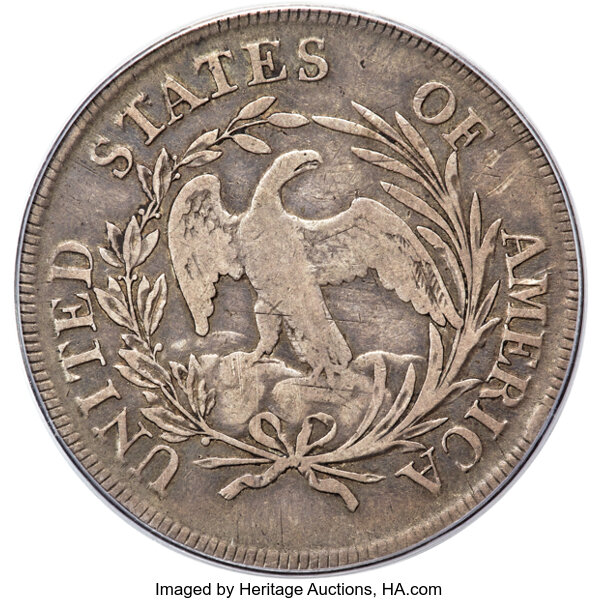 1797 $1  10x6 Stars, Large Letters, B-3, BB-71 MS thumbnail 10