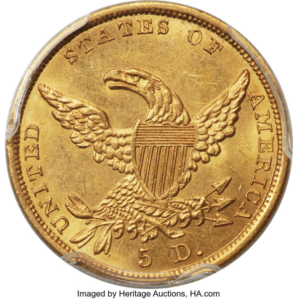 1836 $5  HM-6 MS thumbnail 7