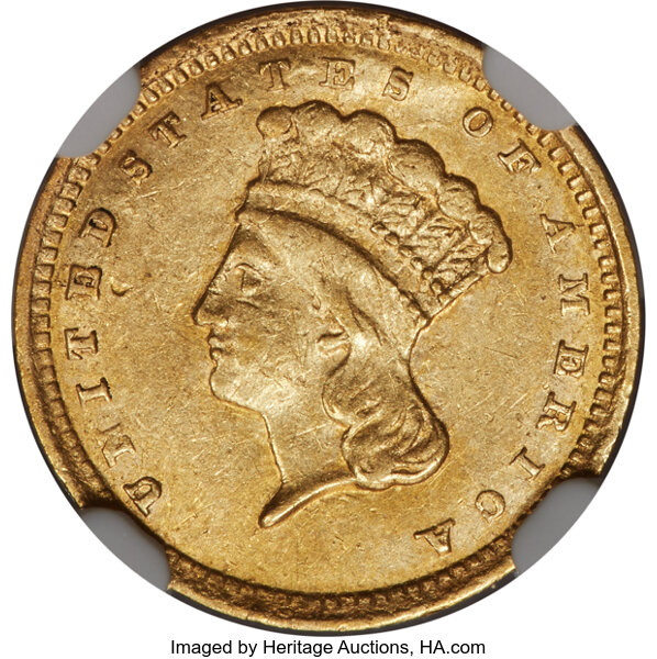 1857-C G$1 MS thumbnail 2
