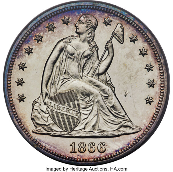 1866 $1  Motto PR thumbnail 3