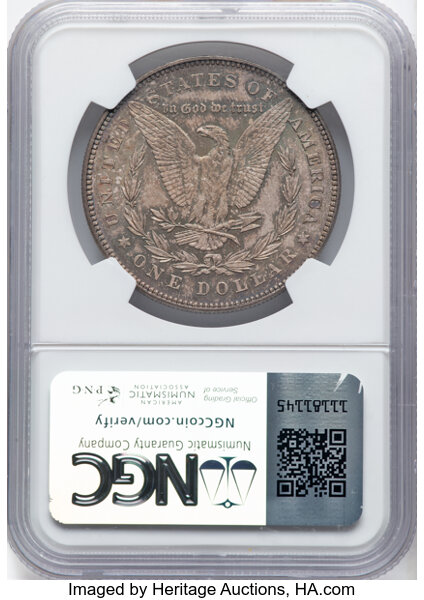 1878 7TF $1  Reverse of 1878 MS66 thumbnail 2