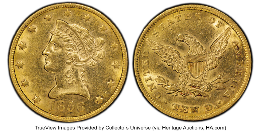 1856 $10  MS PL thumbnail 2