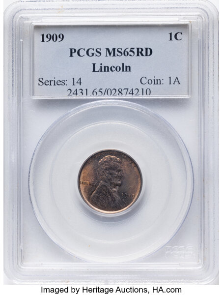 1909 1c Lincoln MS RD thumbnail 3