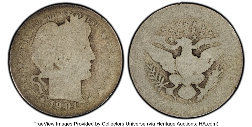 1901-S 25c MS thumbnail 2