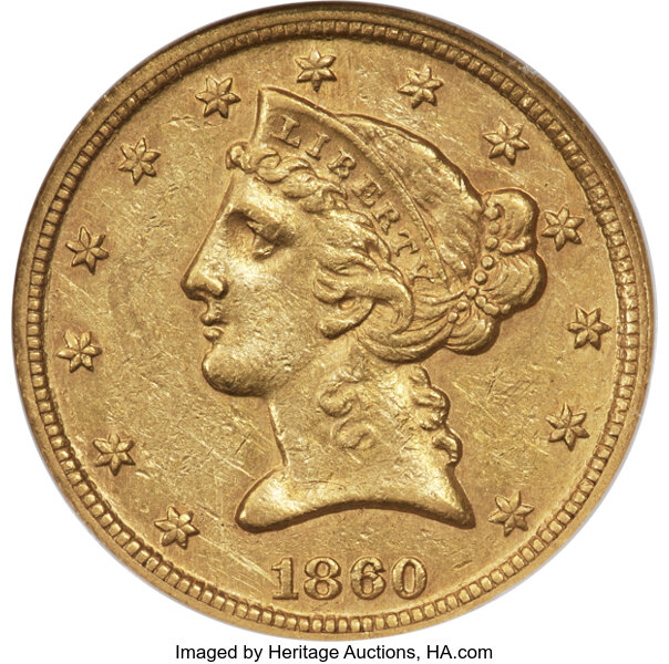 1860-C $5  MS thumbnail 4