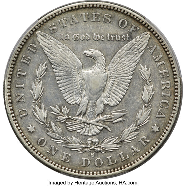 1893-S $1 XF40 CAC thumbnail 2