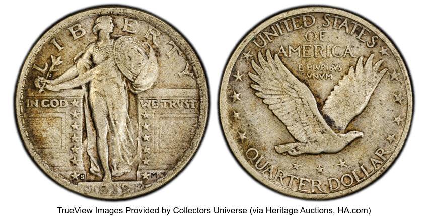 1919-S 25c MS thumbnail 2
