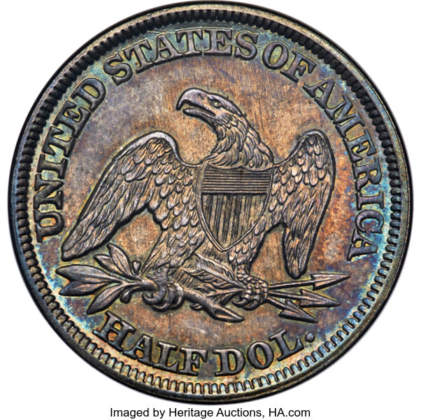 1858 50c MS67 thumbnail 2
