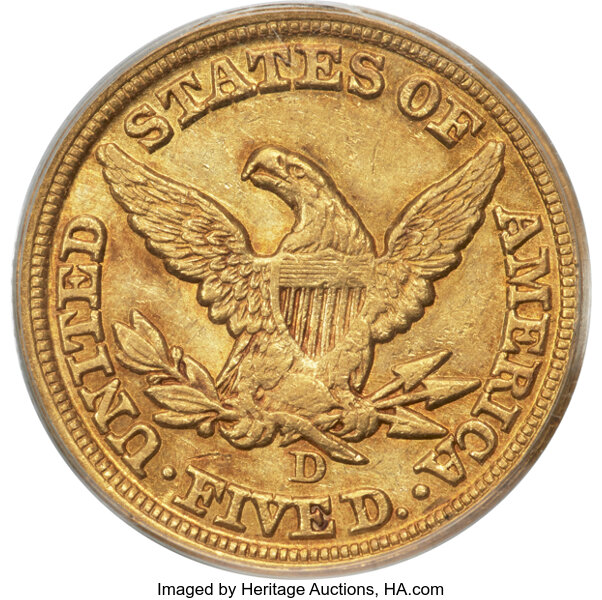 1851-D $5  MS thumbnail 18