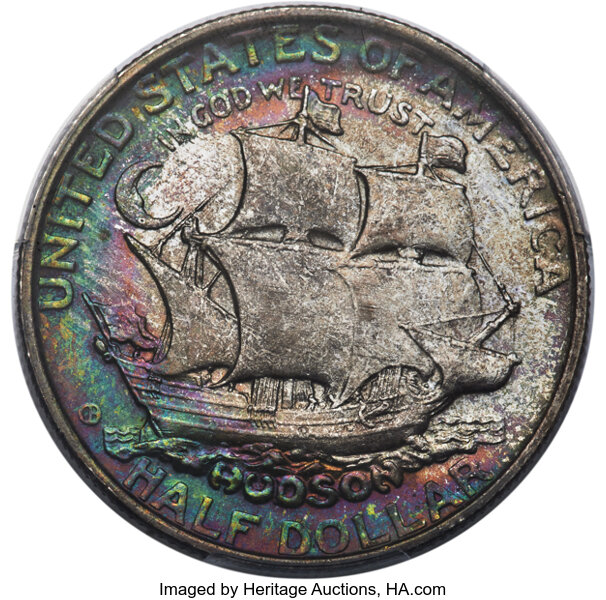 1935 50c Hudson MS67 CAC thumbnail 4