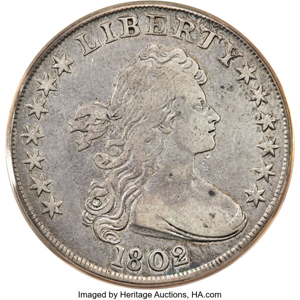 1802 $1  Narrow Date, B-6, BB-241 MS thumbnail 3