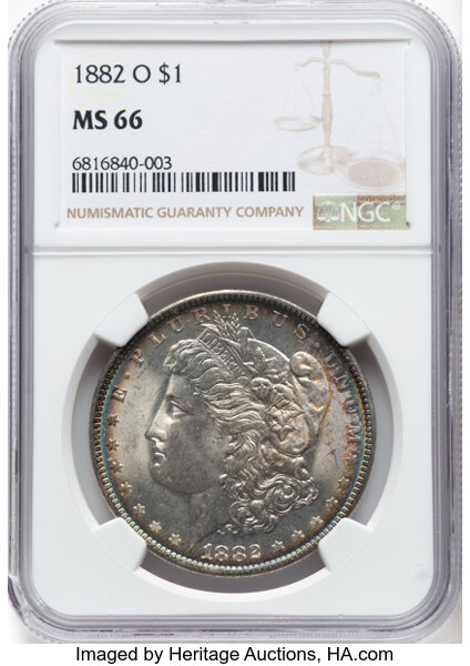 1882-O $1  Clashed G, VAM-29A MS thumbnail 2