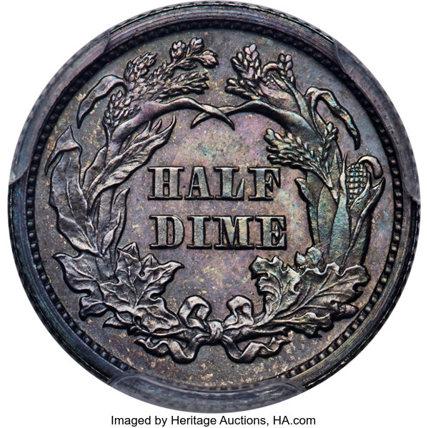 1870 PH10c Silver, J-815 PR thumbnail 4