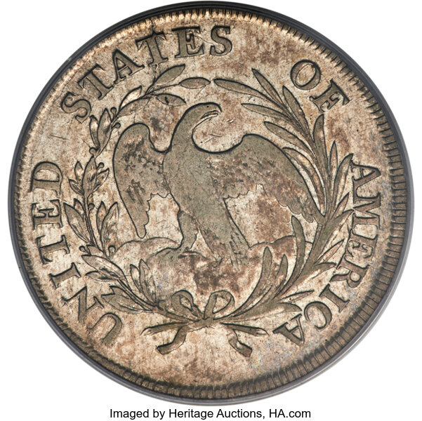 1798 $1  Small Eagle, 13 Stars Obverse, B-1, BB-82 MS thumbnail 6