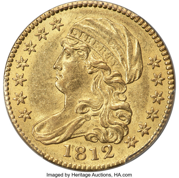 1812 $5  Wide 5D, BD-1 MS thumbnail 3