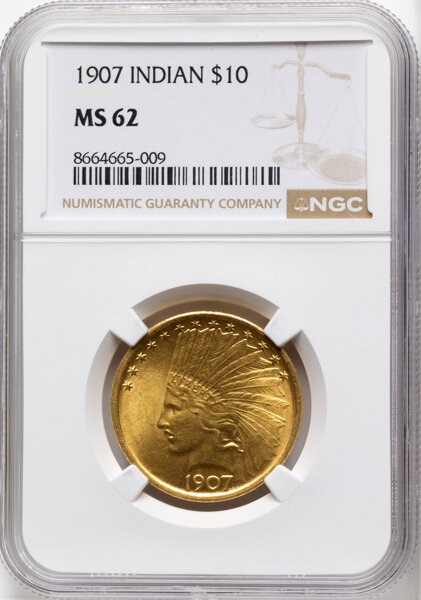 1907 $10  No Motto MS thumbnail 6