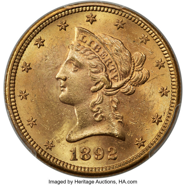 1892-S $10  MS thumbnail 4