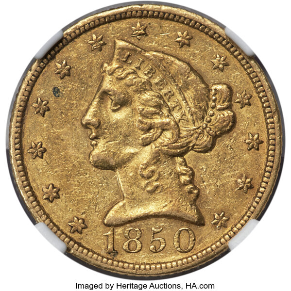 1850-C $5  MS thumbnail 3