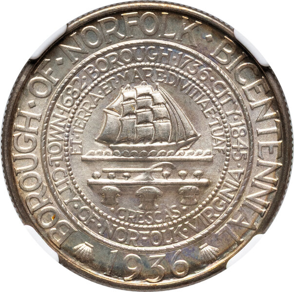 1936 50c Norfolk MS thumbnail 3