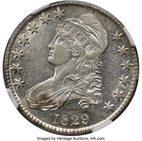 1829 50c Small Letters, O-105 MS thumbnail 2