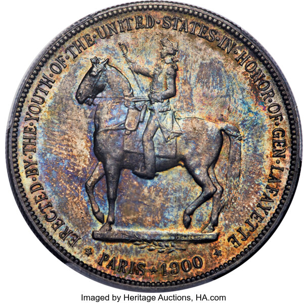 1900 $1  Lafayette, DuVall-1B MS thumbnail 11
