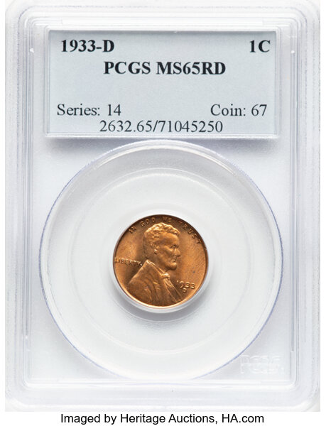 1933-D 1c MS RD thumbnail 4