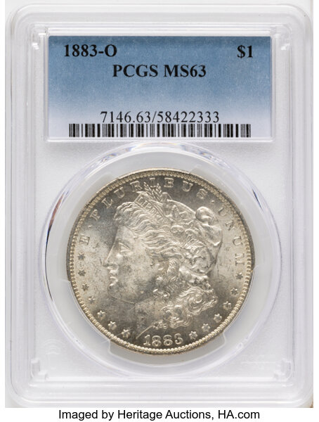 1883-O $1  Clashed Reverse M, VAM-1F3 MS thumbnail 5