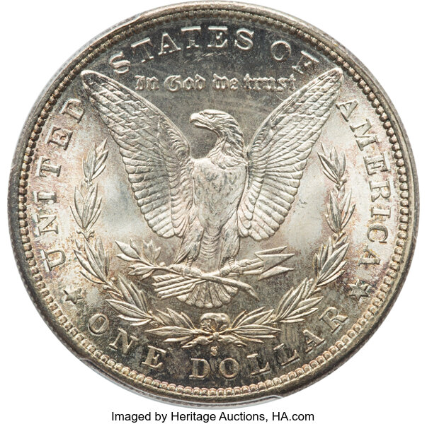 1890-S $1 MS66 thumbnail 2