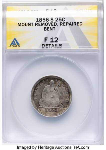 1856-S 25c MS thumbnail 3