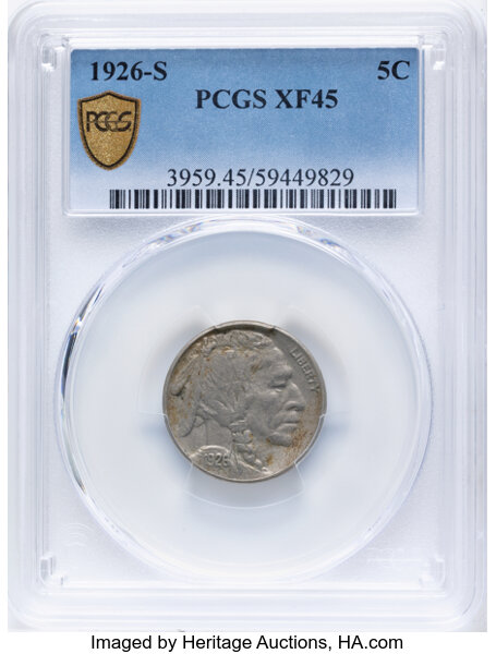 1926-S 5c AG3 CAC thumbnail 23