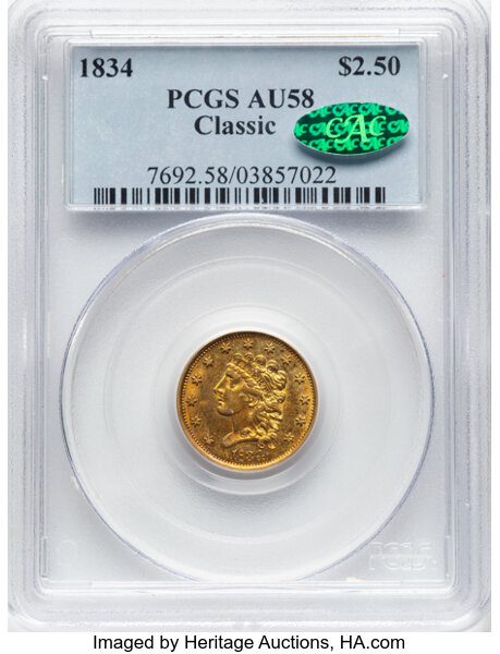 1834 $2 1/2 Classic Head, HM-2 MS thumbnail 2