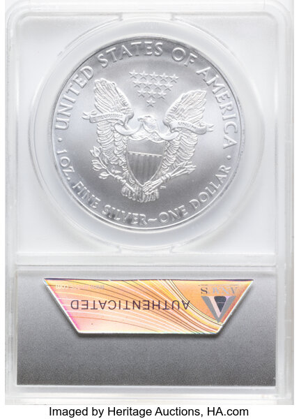 2009 $1  Silver Eagle MS70 thumbnail 2