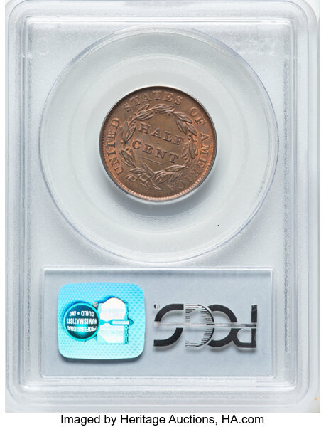 1835 1/2c C-1 MS RB thumbnail 4