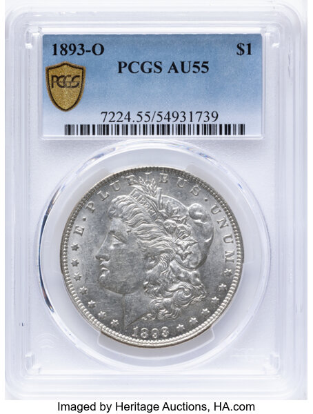 1893-O $1 MS60 thumbnail 12