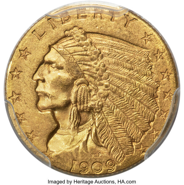1909 $2 1/2 MS thumbnail 5