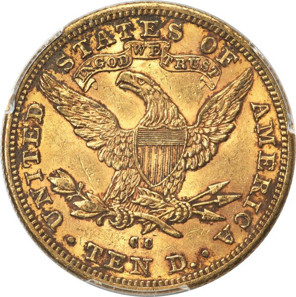 1890-CC $10 AU55 thumbnail 2