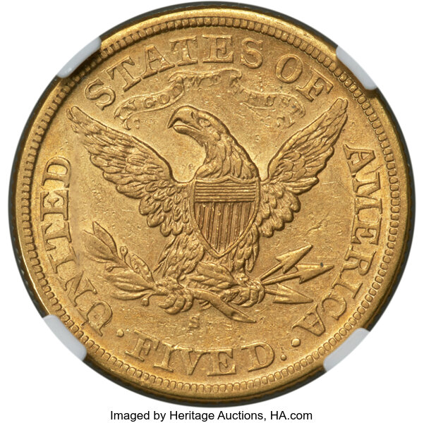 1875-S $5  MS thumbnail 7