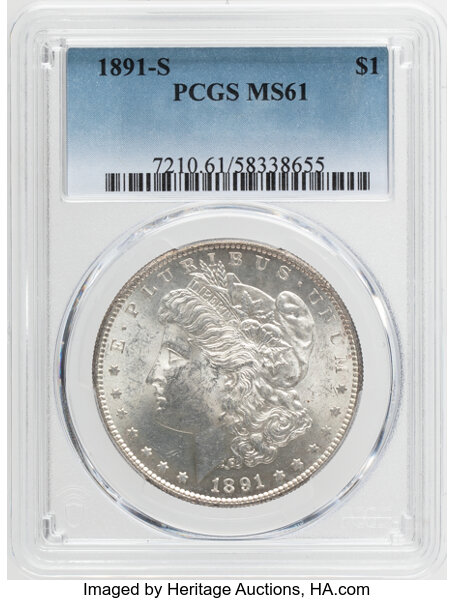 1891-S $1  MS thumbnail 3