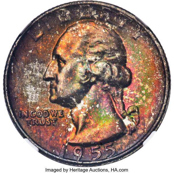 1955-D 25c MS thumbnail 3