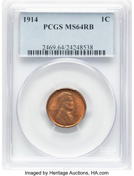 1914 1c MS RB thumbnail 2