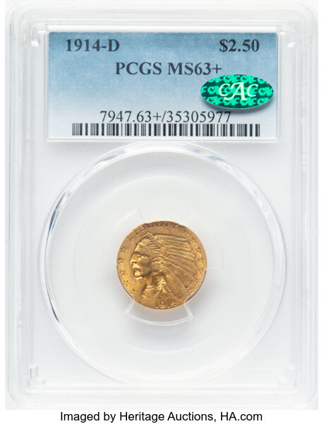 1914-D $2 1/2 MS thumbnail 3